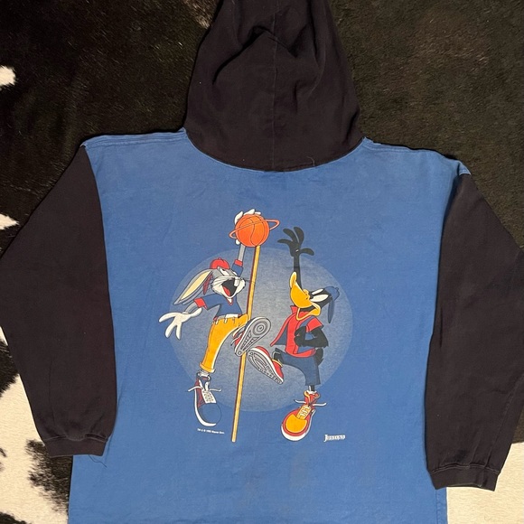 Vintage Looney Tunes Lightweight Hoodie - Picture 4 of 5
